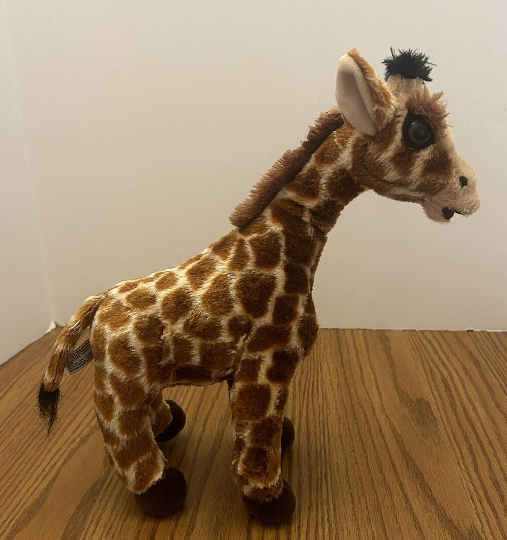 Aurora World Giraffe Plush Standing 13” Stuffed Animal Toy Brown Tan